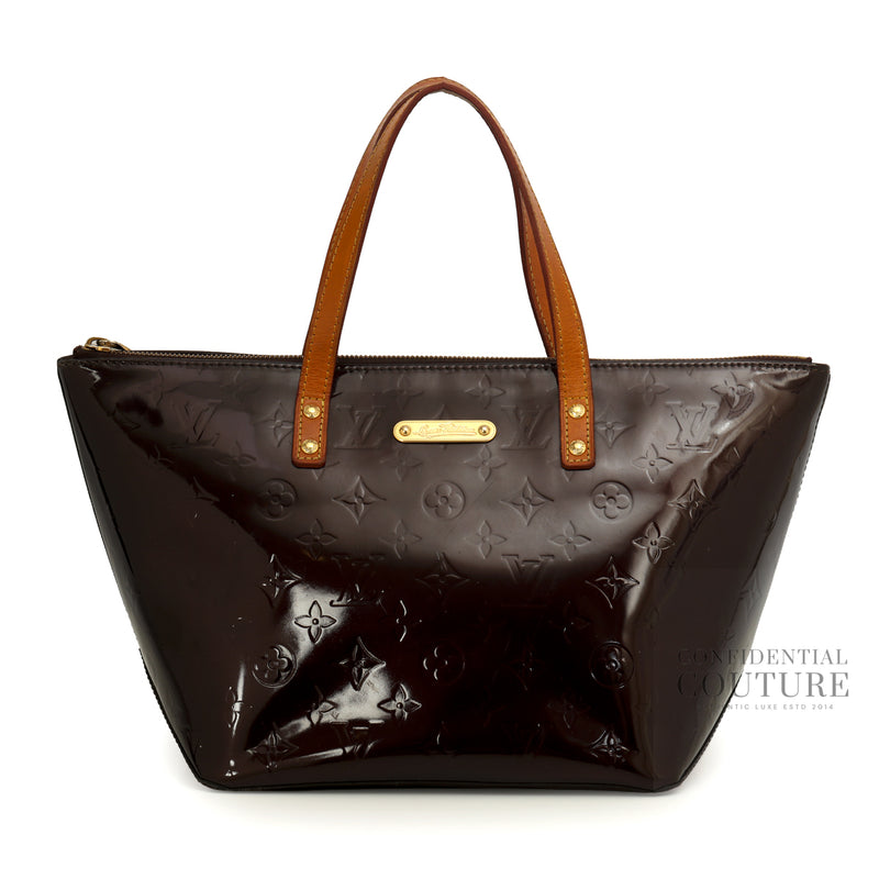 Amarante Monogram Vernis Bellevue PM Bag
