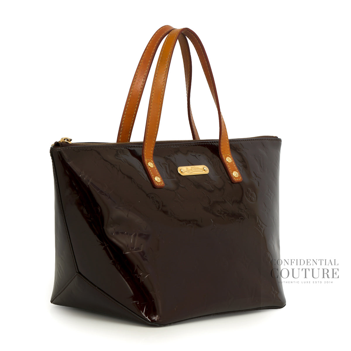 Amarante Monogram Vernis Bellevue PM Bag