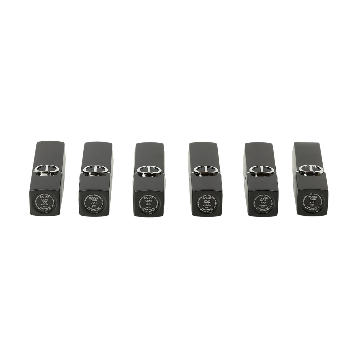 Rouge Dior Lipstick Clutch Set of 6 (4 Velvet and 2 Satin)