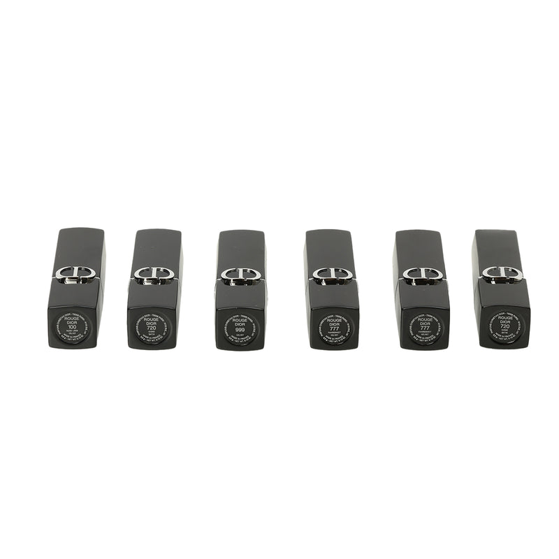 Rouge Dior Lipstick Clutch Set of 6 (4 Velvet and 2 Satin)