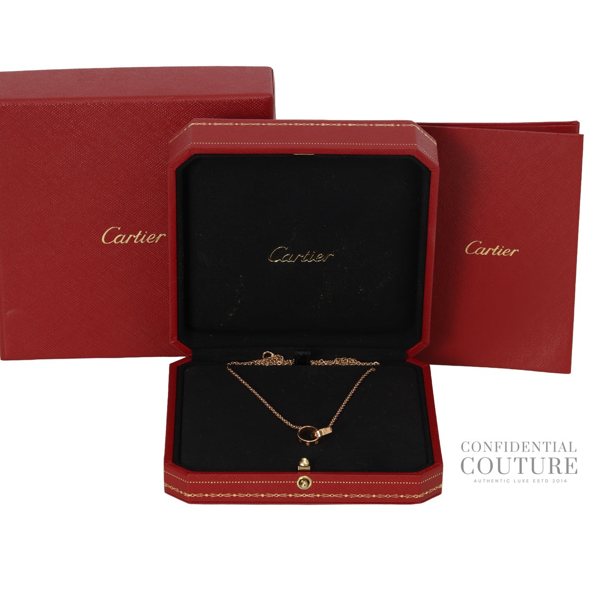18K Rose Gold LOVE Pendant | One Size