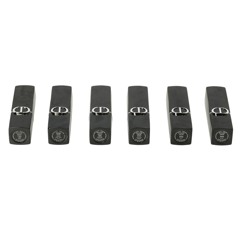 Rouge Dior Lipstick Clutch Set of 6 (4 Velvet and 2 Satin)