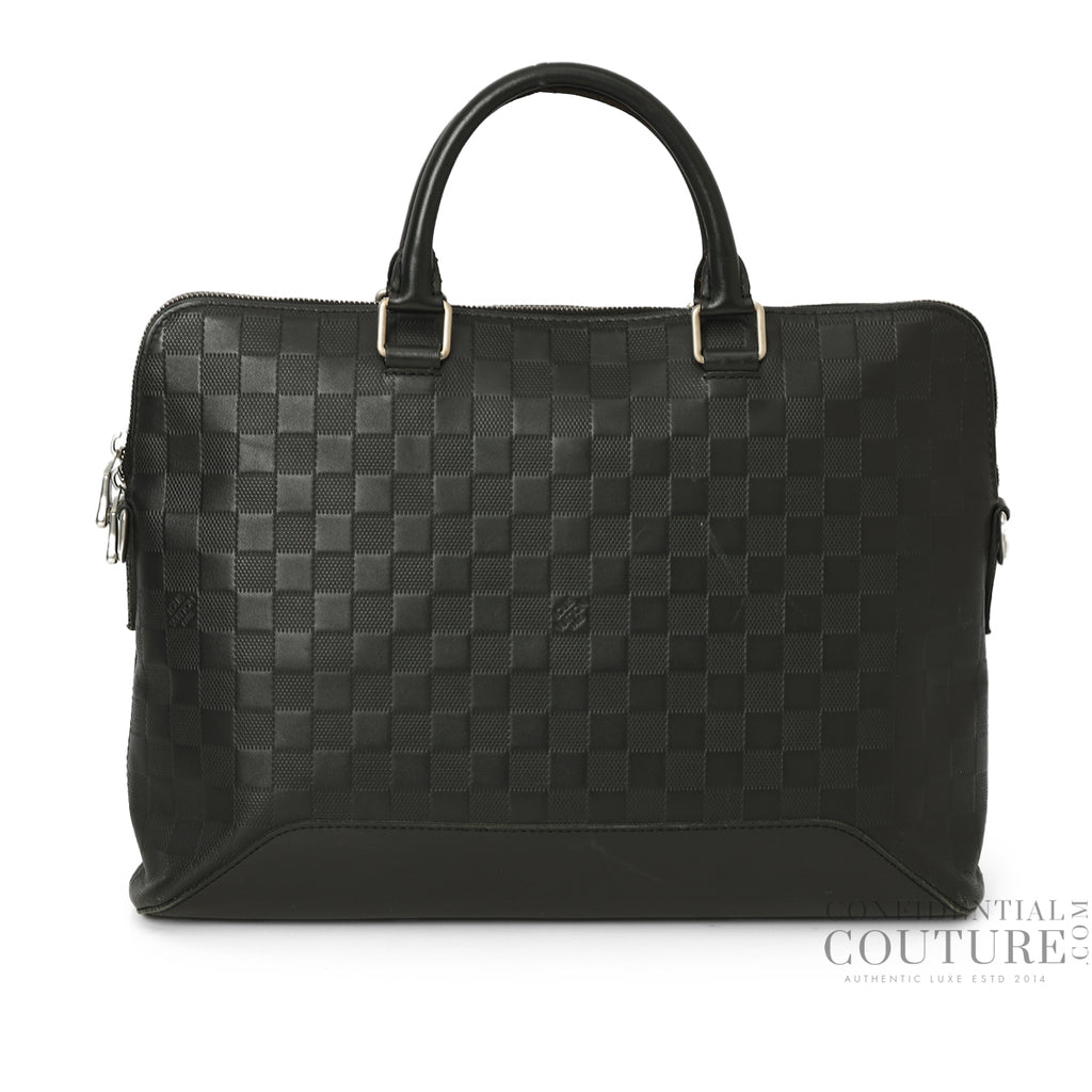 LOUIS VUITTON ビジネスバッグ Shop pre-loved Louis Vuitton Avenue Soft Briefcase Black 100
