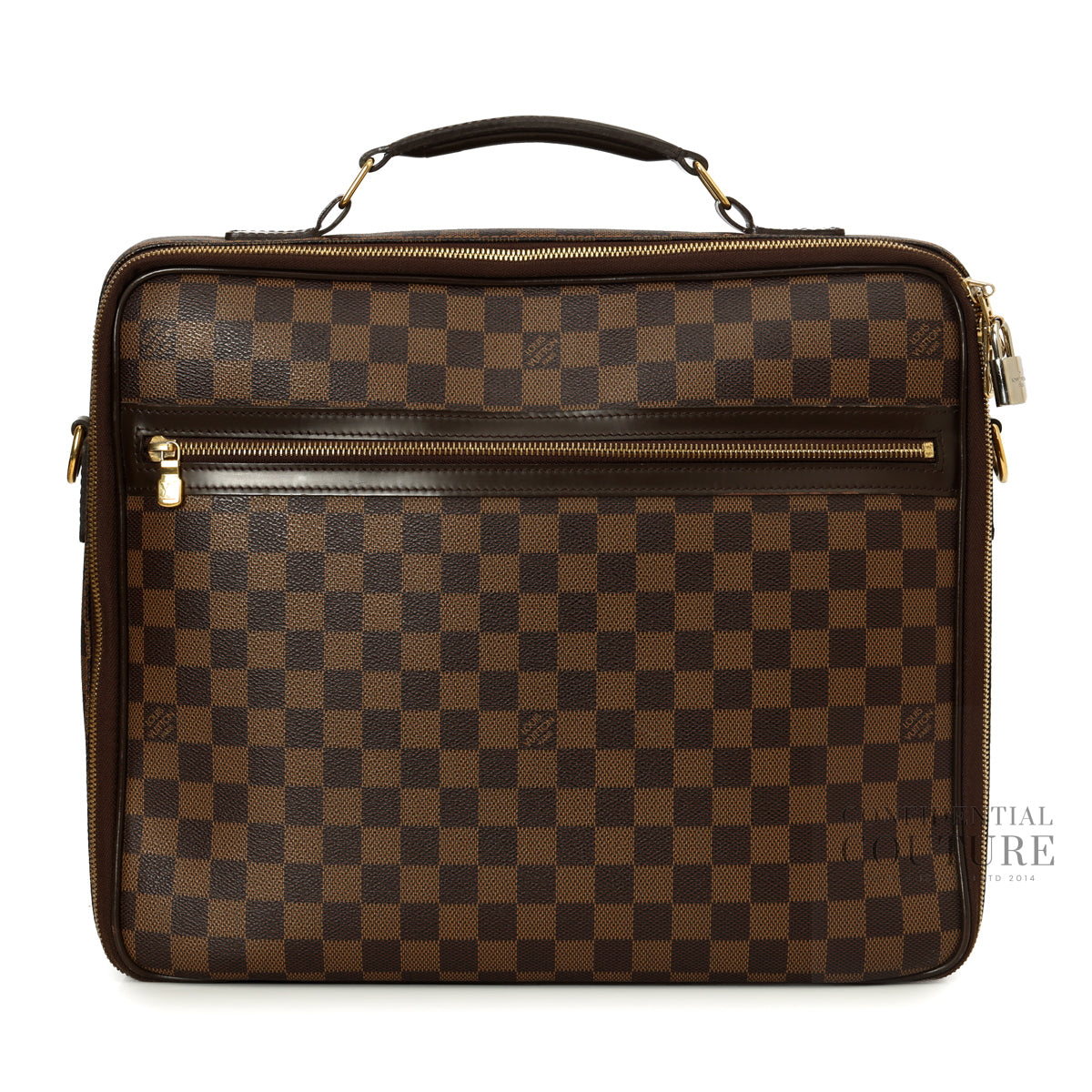 Damier Ebene Canvas Porte Ordinateur Sabana Computer Case Bag