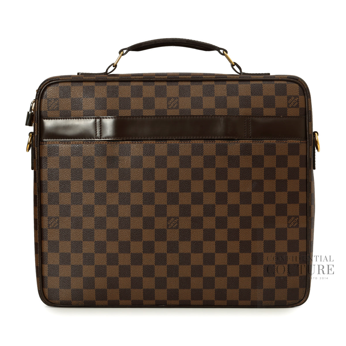 Damier Ebene Canvas Porte Ordinateur Sabana Computer Case Bag