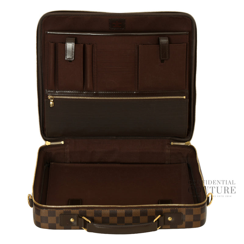 Damier Ebene Canvas Porte Ordinateur Sabana Computer Case Bag