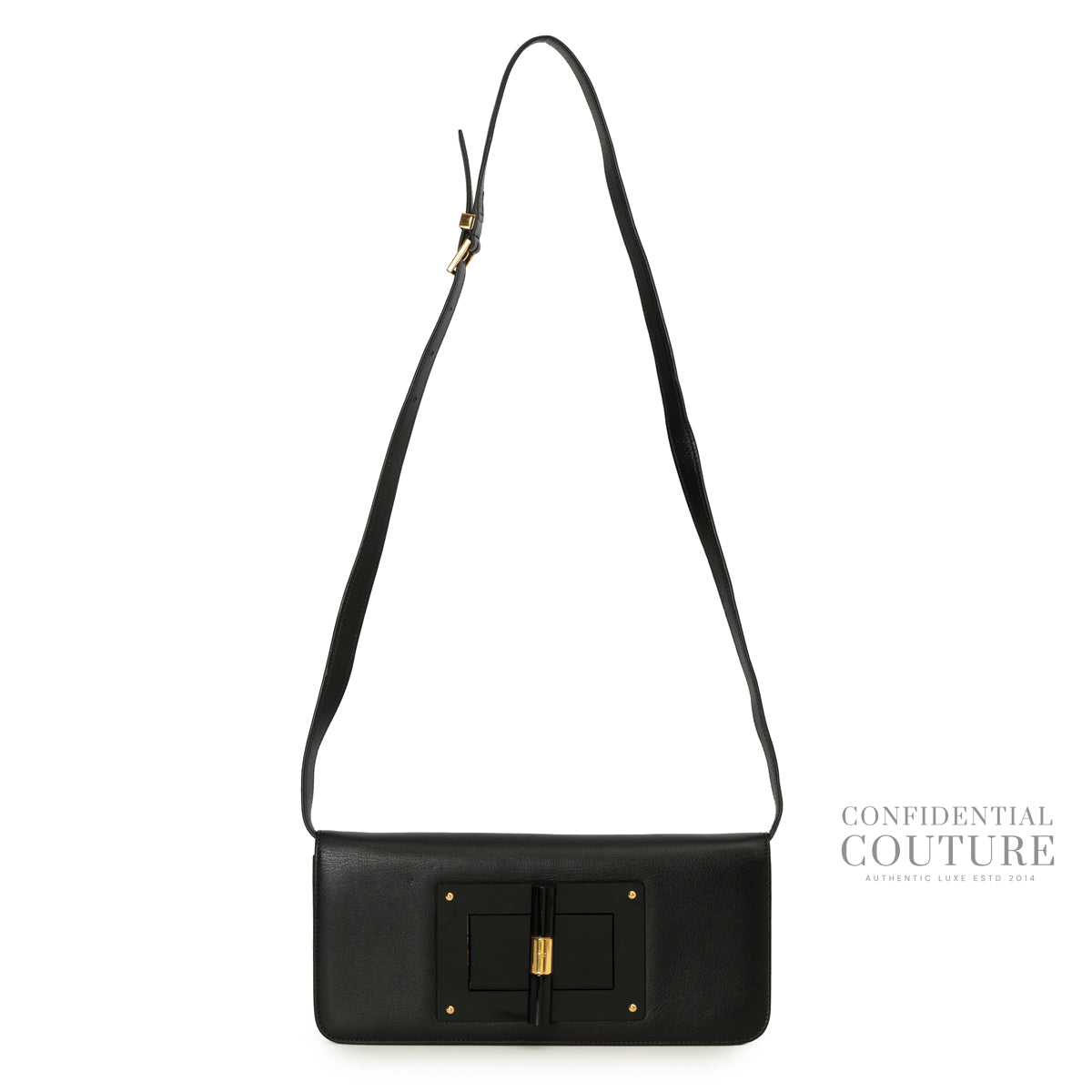 Natalia Black Convertible Clutch