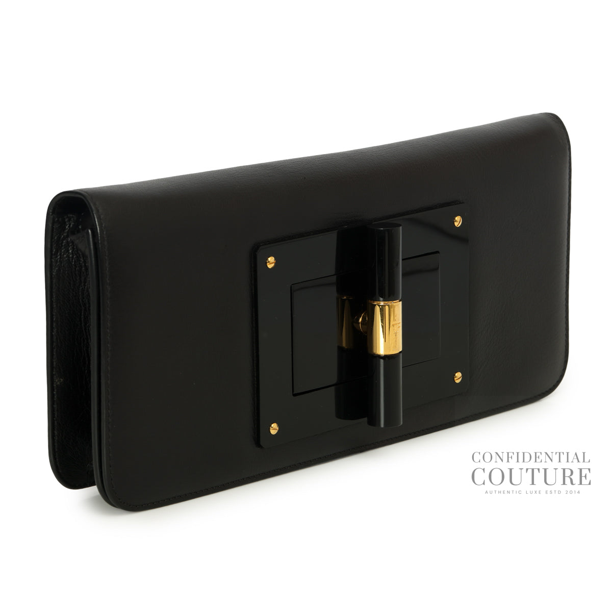 Natalia Black Convertible Clutch