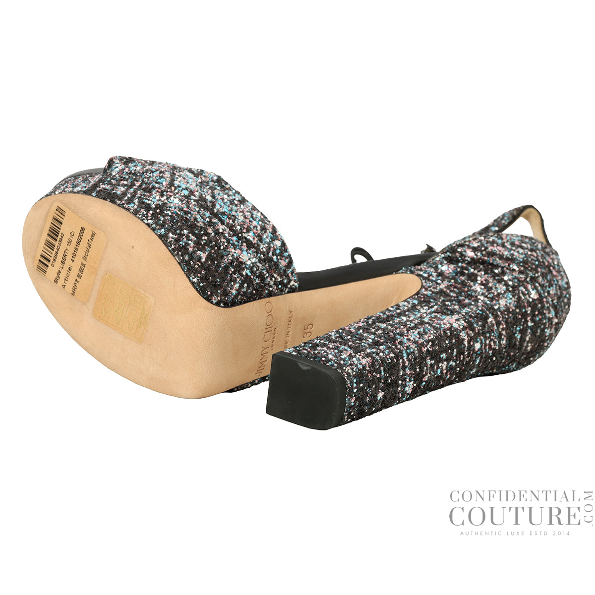 Misty 120 Glitter Sandals EU 35 | IT 35 | UK 2 | US 5