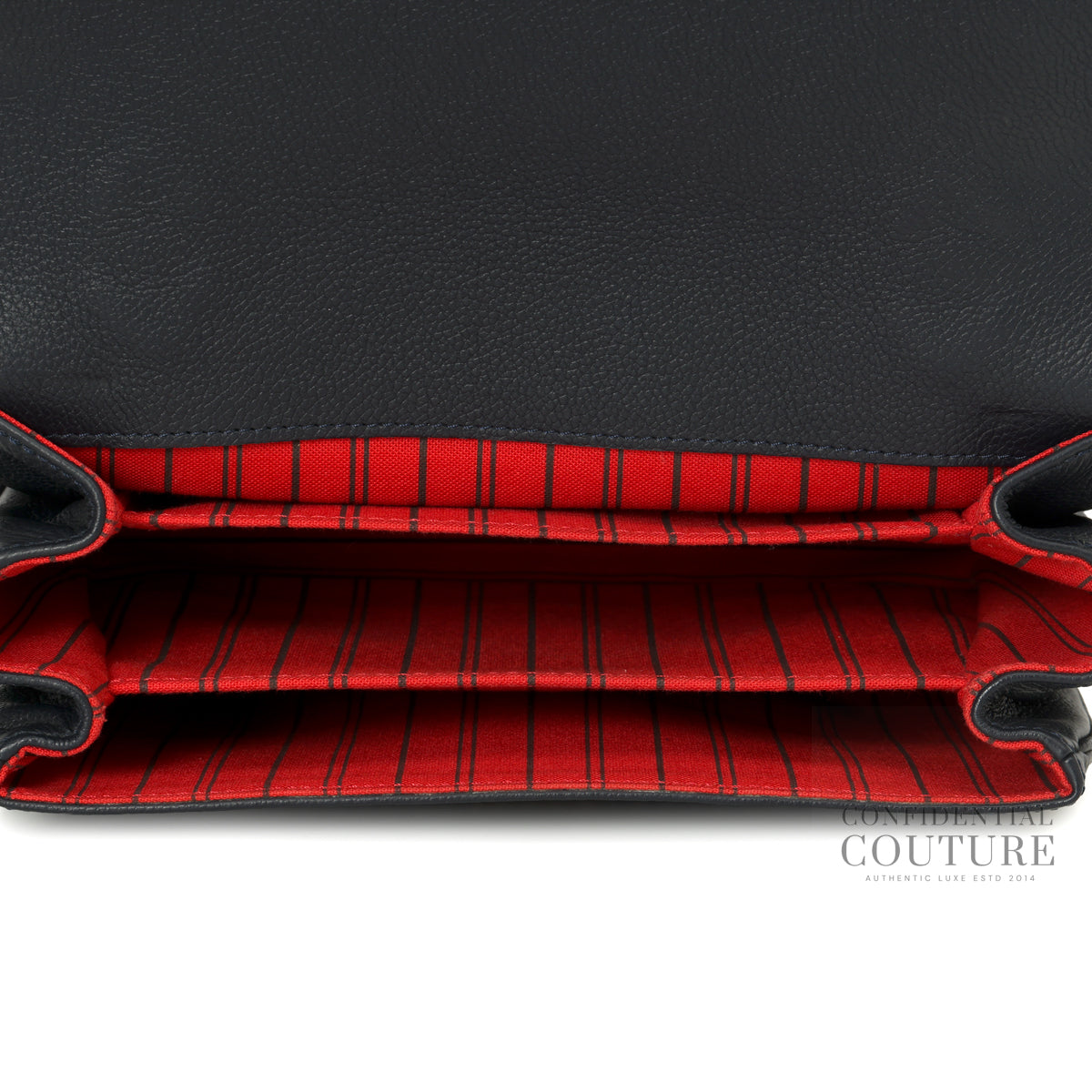 Navy Monogram Empreinte Leather Pochette Métis Bag