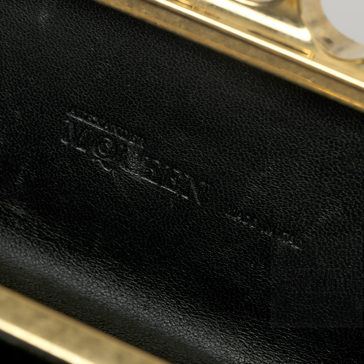 Black Velvet Knuckle Box Clutch
