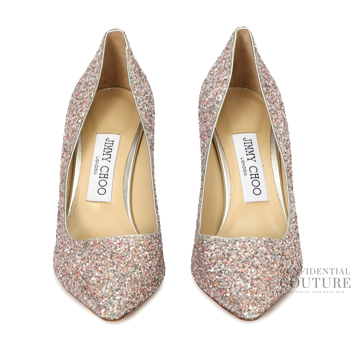Silver/Pink Romy 85 Coarse Glitter Pumps EU 36.5 | UK 3.5 | US 6.5