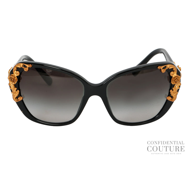 Black Baroque Sunglasses