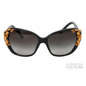 Black Baroque Sunglasses