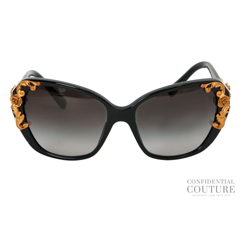 Black Baroque Sunglasses