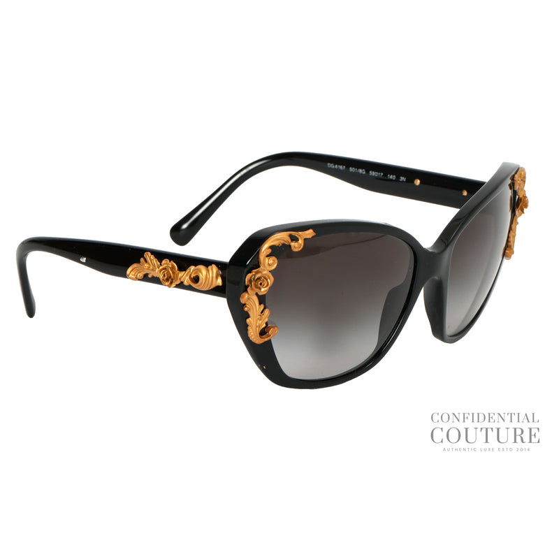 Black Baroque Sunglasses