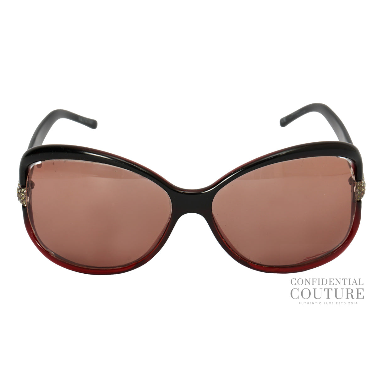 5553S OCYB6 Black/Red Frame Sunglasses