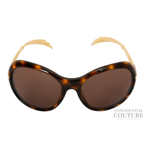 Brown Tortoiseshell 5154 Bird Wings Sunglasses