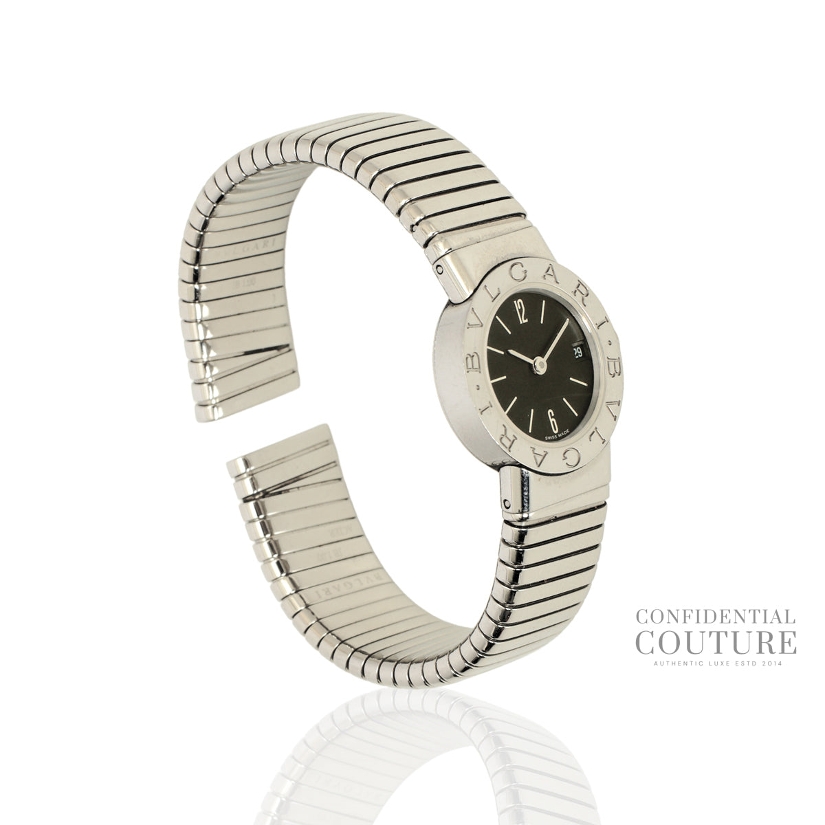 Tubogas BB 23 2TS 23mm Black Dial Watch