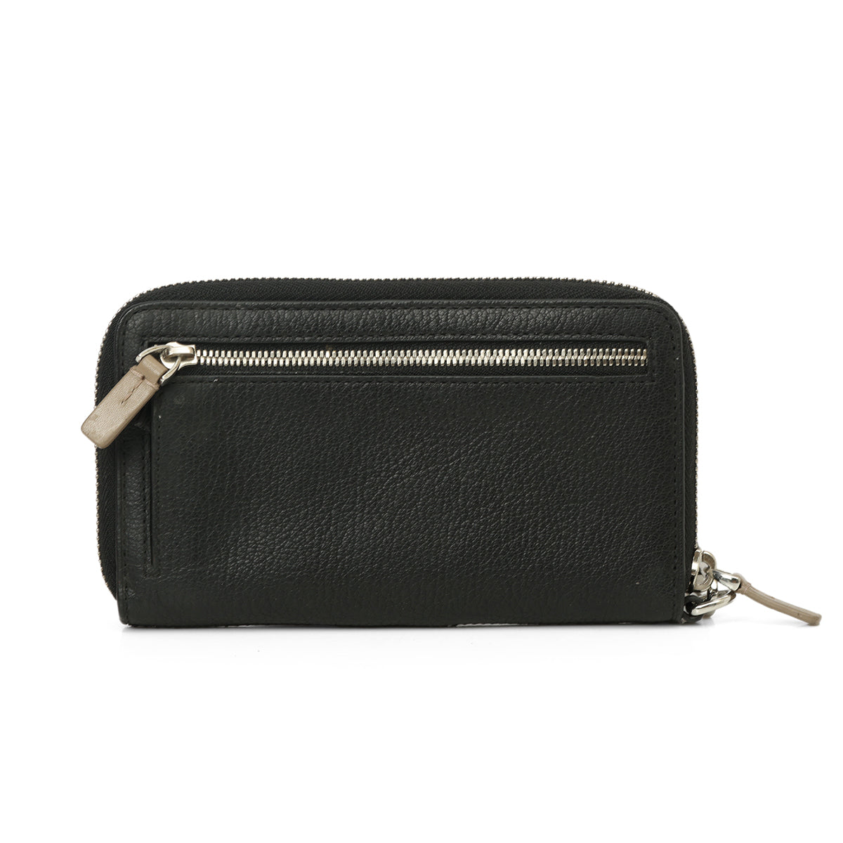 Black Leather Wristlet One Size
