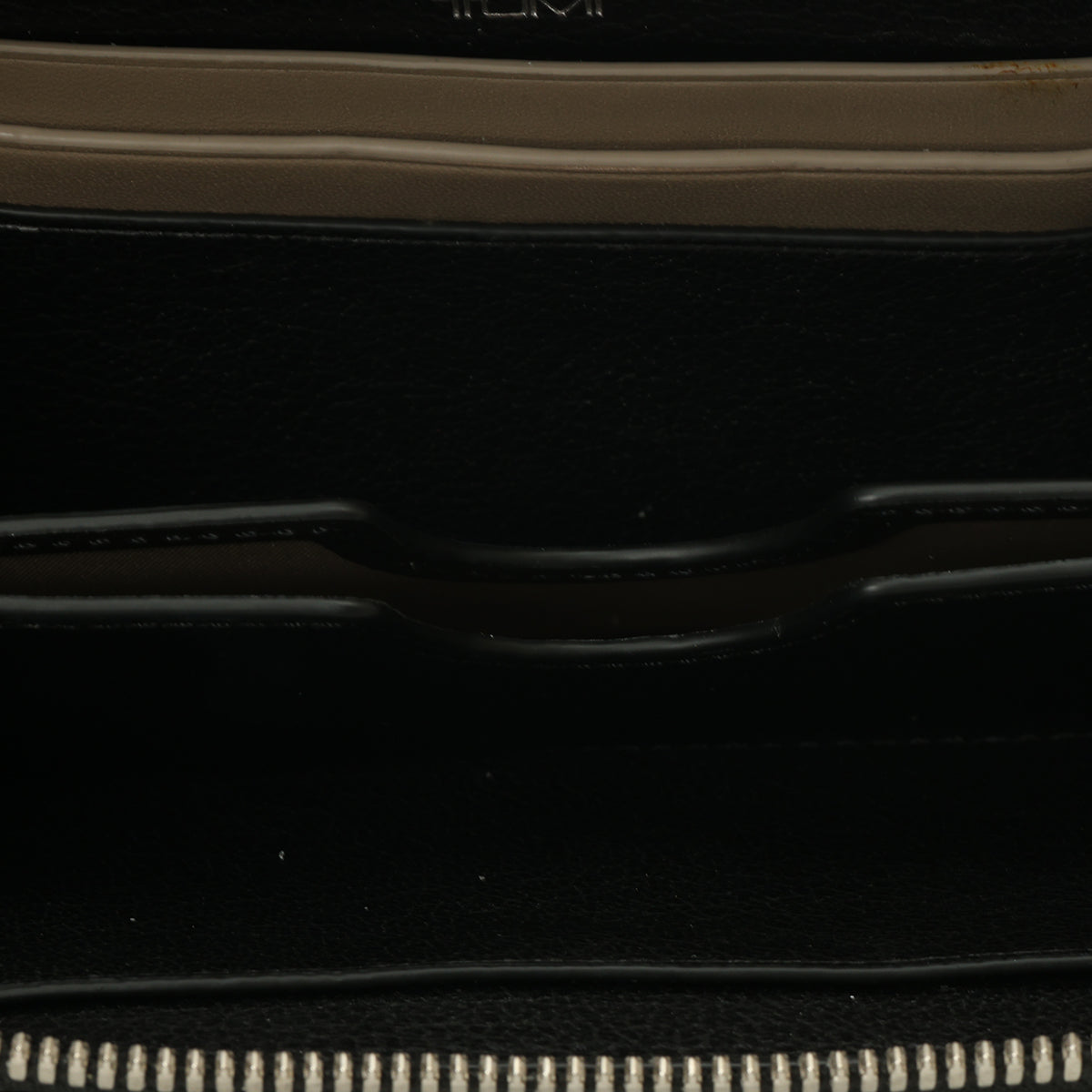 Black Leather Wristlet One Size
