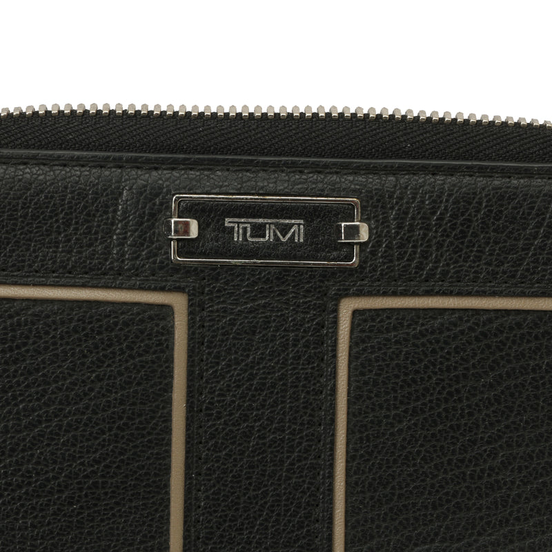 Black Leather Wristlet One Size