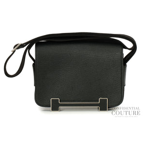 Geta Bag Noir Chevre Palladium Hardware | 2024