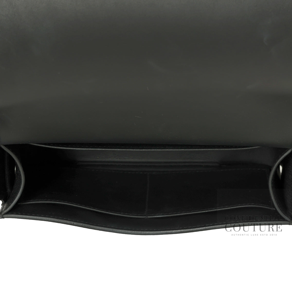 Geta Bag Noir Chevre Palladium Hardware | 2024