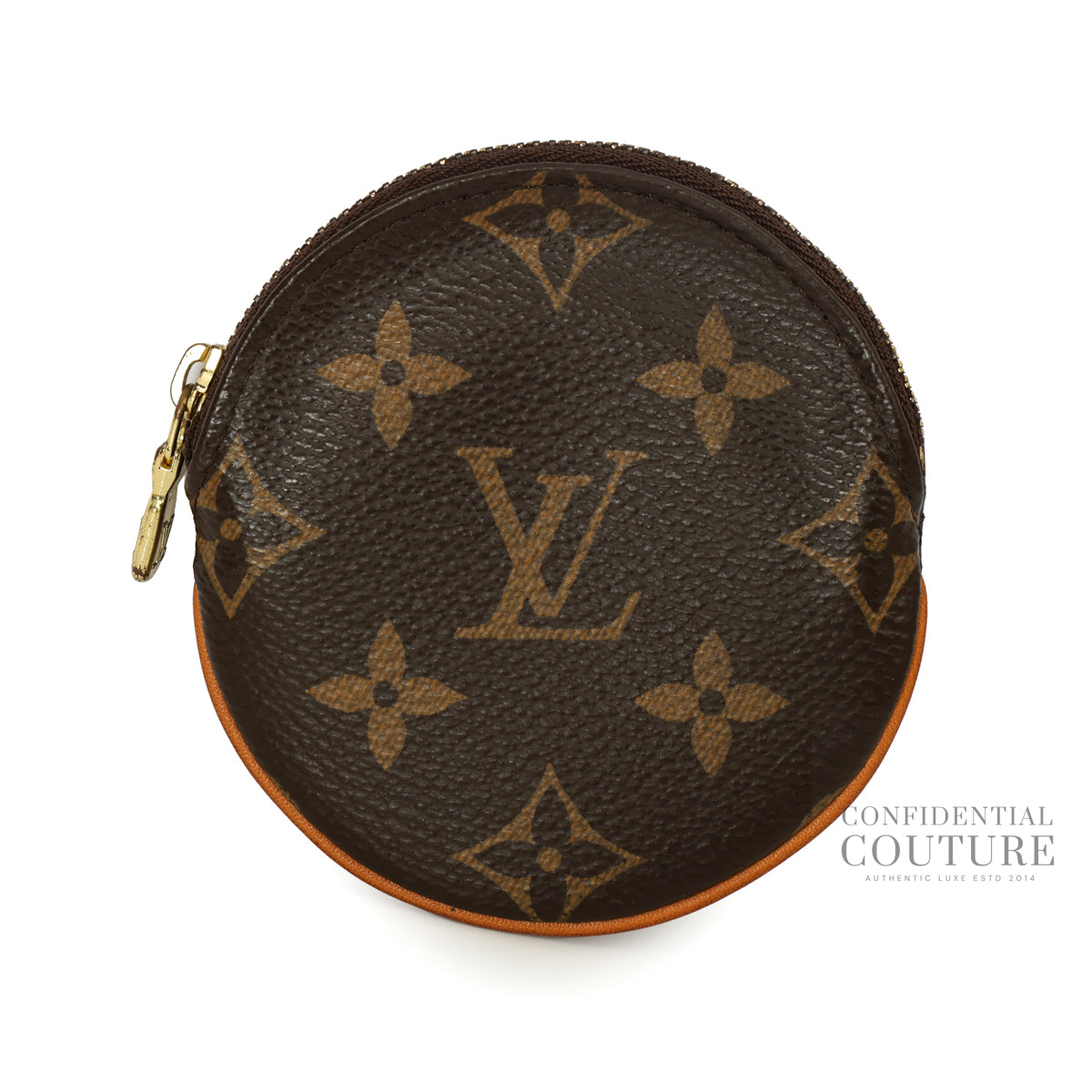 Monogram Round Coin Purse