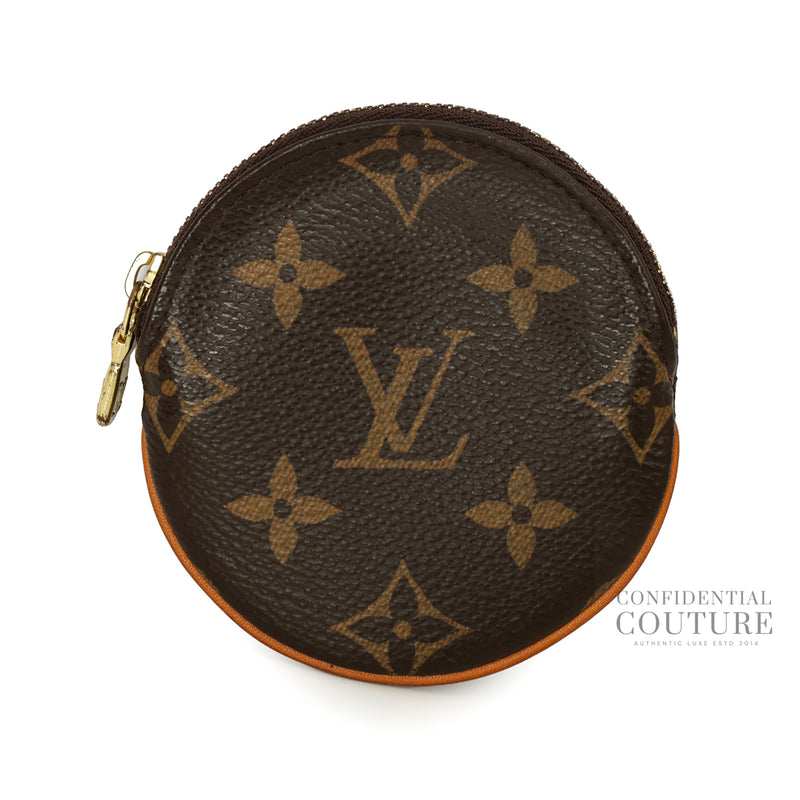Monogram Round Coin Purse