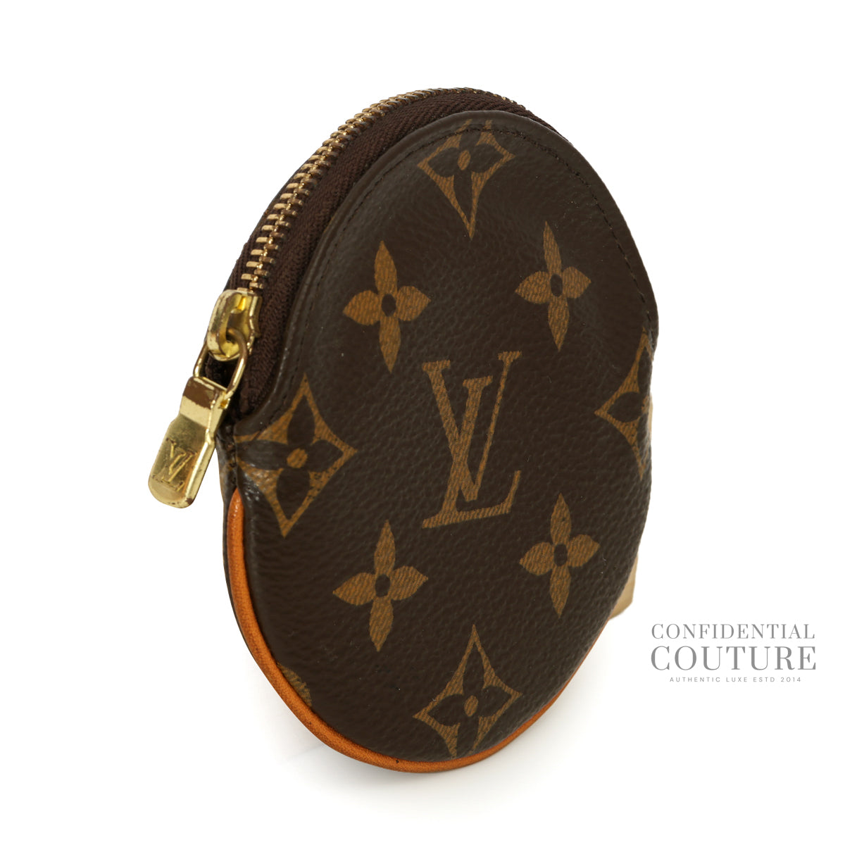 Monogram Round Coin Purse