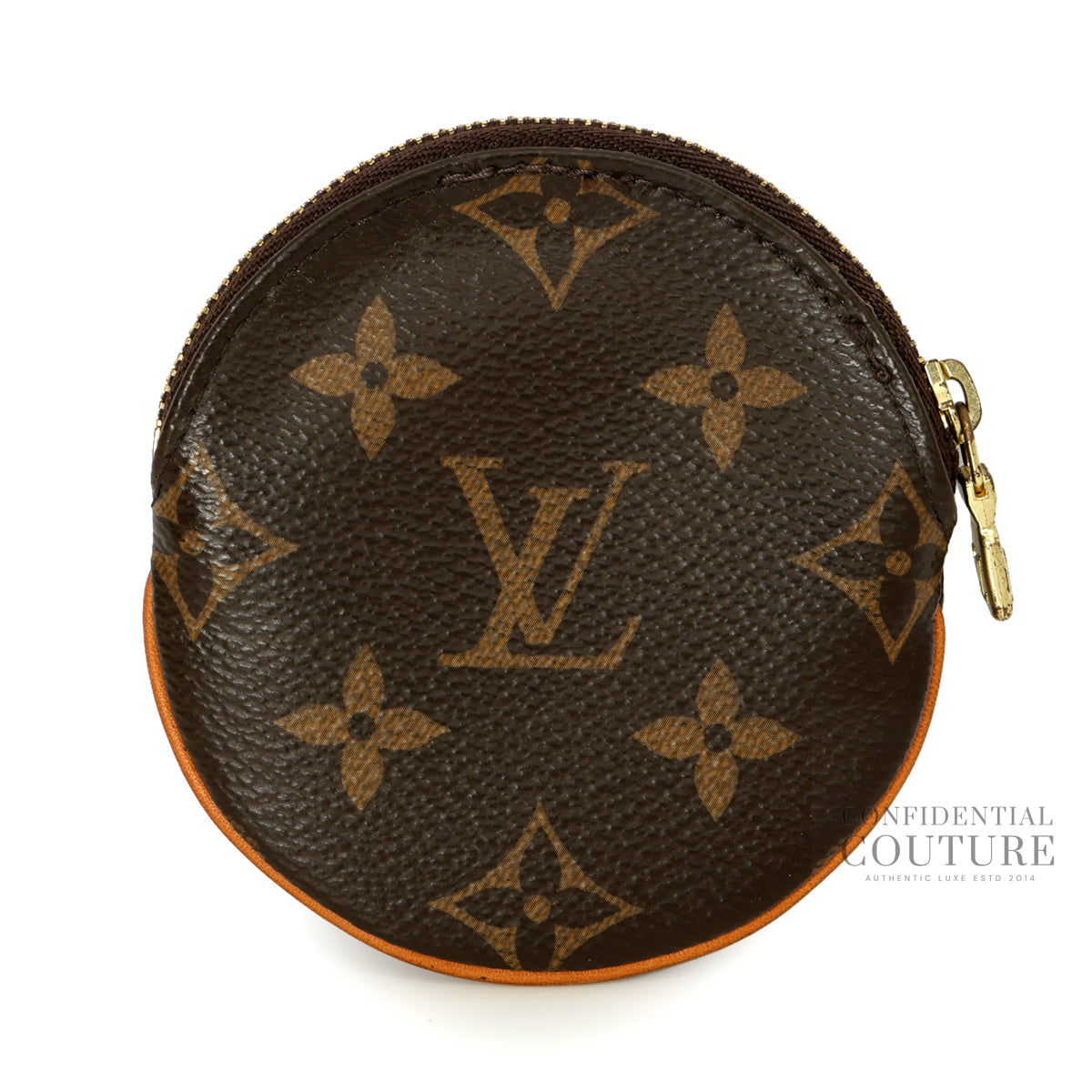 Monogram Round Coin Purse