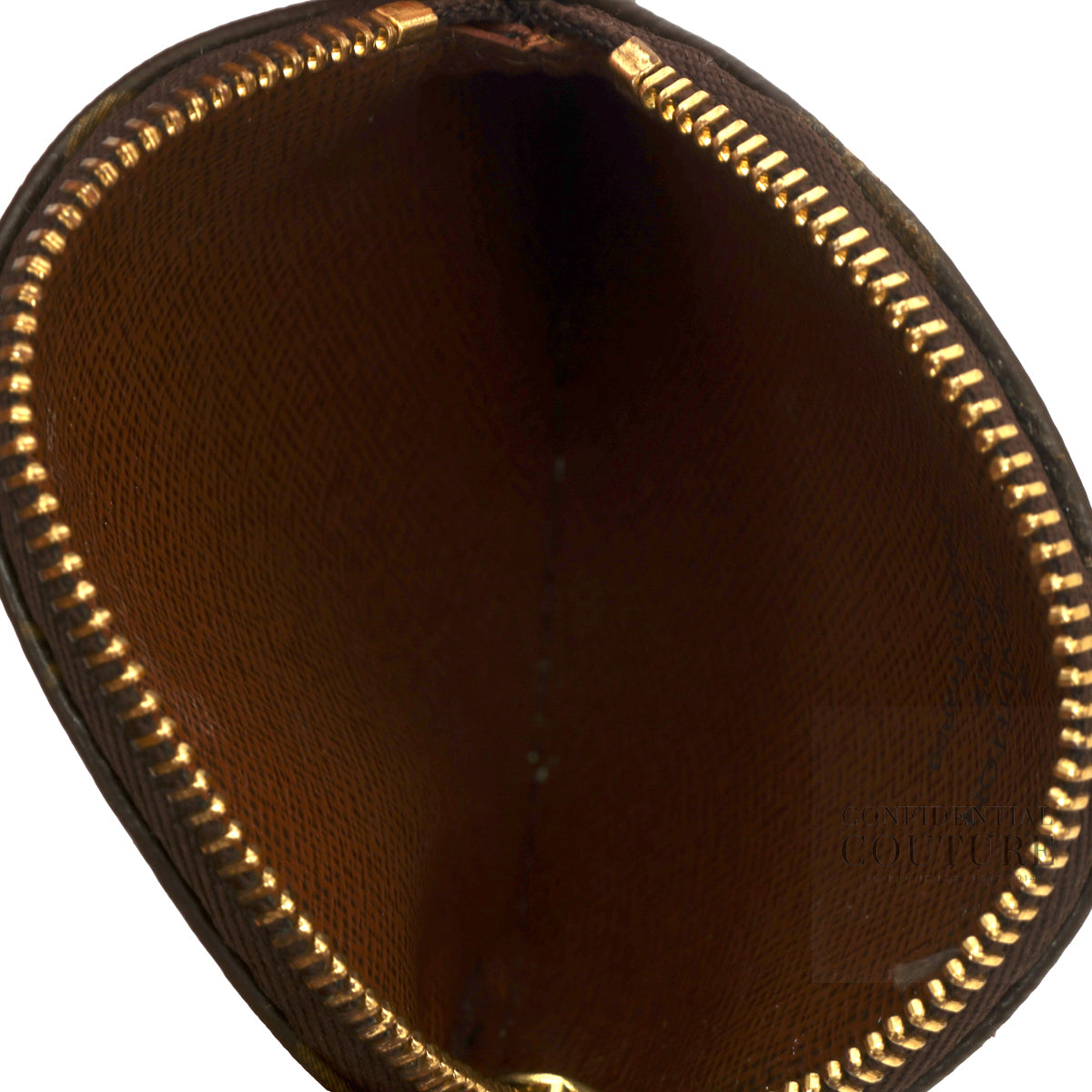 Monogram Round Coin Purse