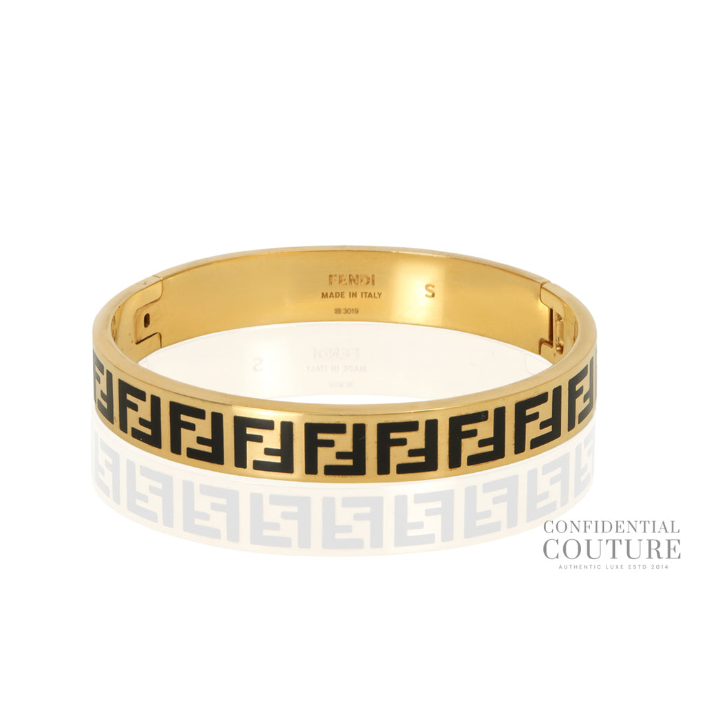 Shop Pre-Owned Fendi Forever Fendi Gold Bracelet – Confidential