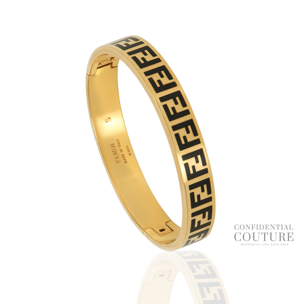 Shop Pre-Owned Fendi Forever Fendi Gold Bracelet – Confidential
