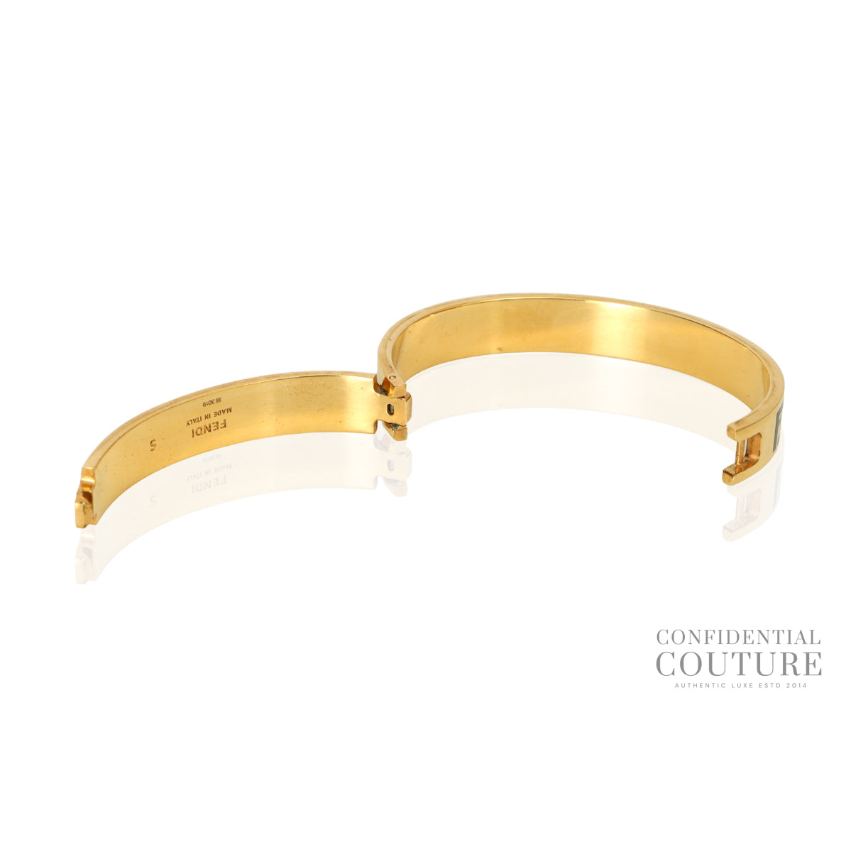Shop Pre-Owned Fendi Forever Fendi Gold Bracelet – Confidential