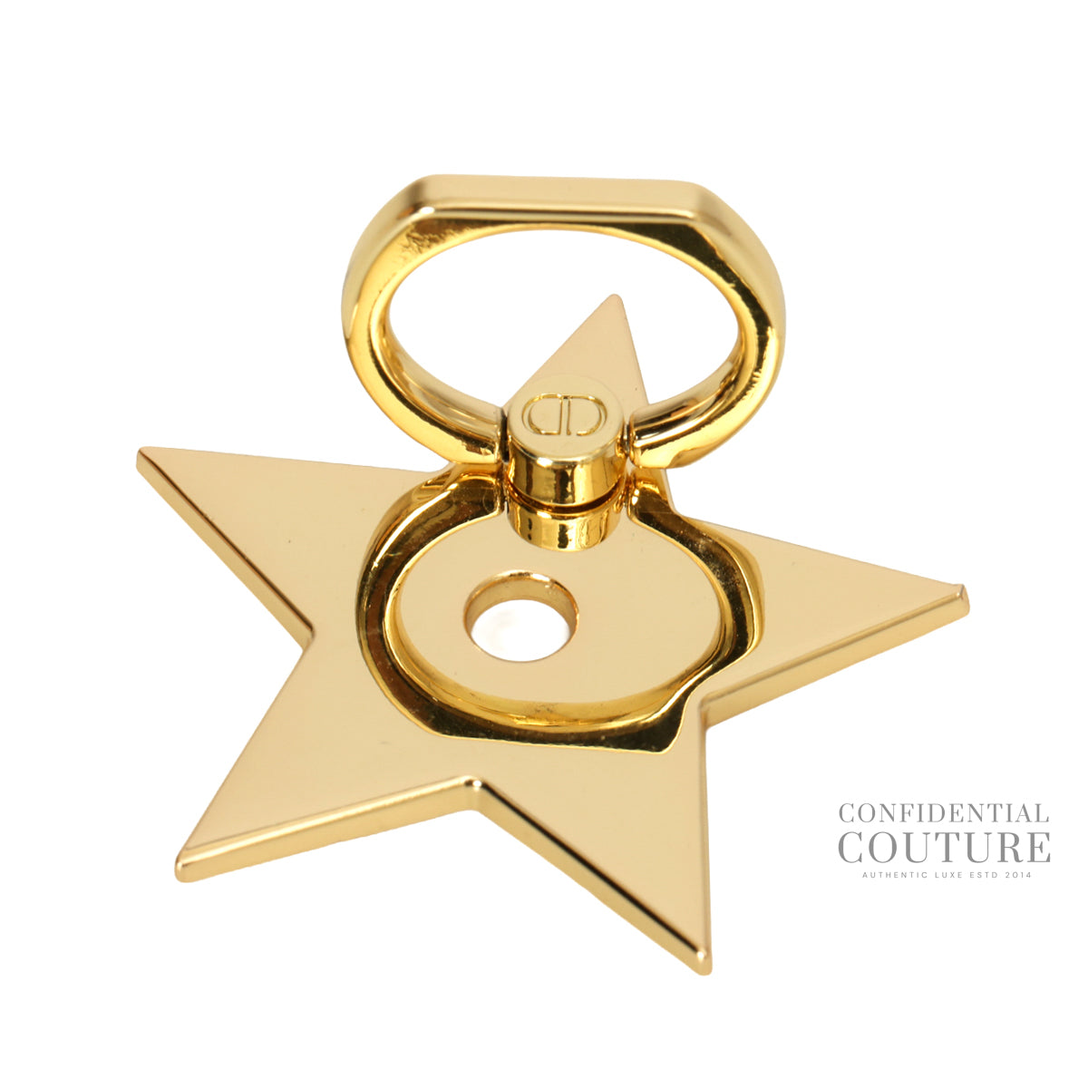 Gold & White Star Phone Ring Accessories