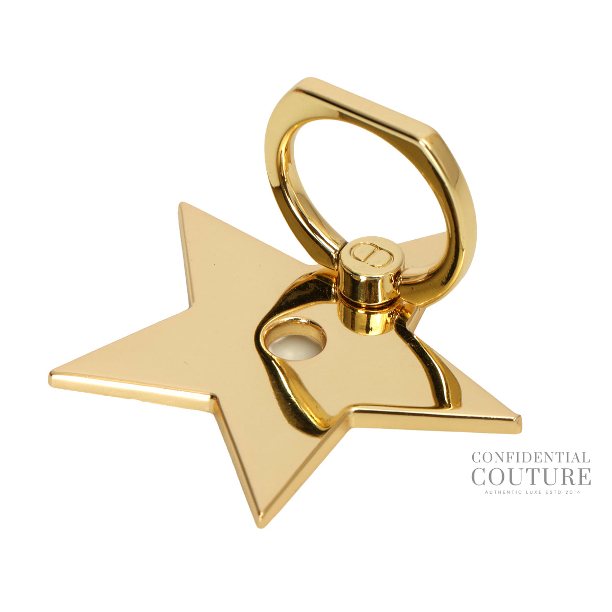 Gold & White Star Phone Ring Accessories