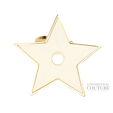 Gold & White Star Phone Ring Accessories