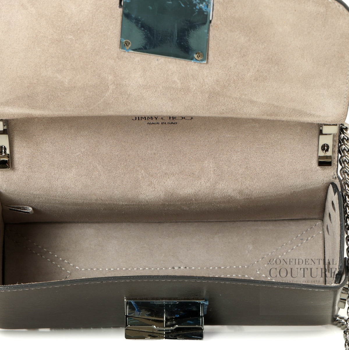 Lockett Petite Eez Anthracite With Crystal Lock Bag