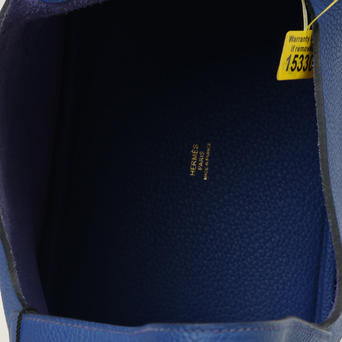 Sac Picotin Lock 18 Taurillion Maurice Blue Royal Bag