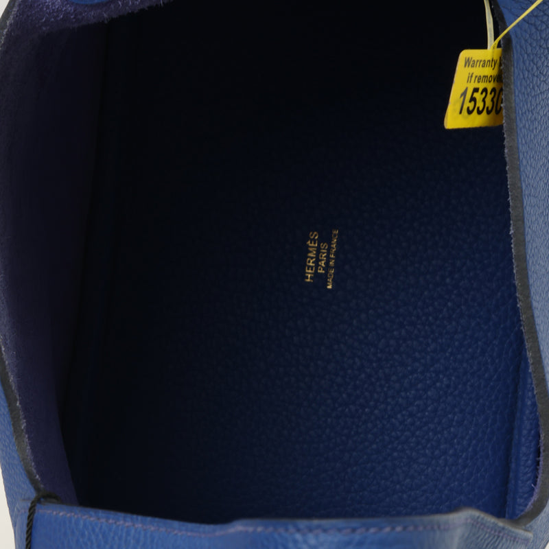 Sac Picotin Lock 18 Taurillion Maurice Blue Royal Bag