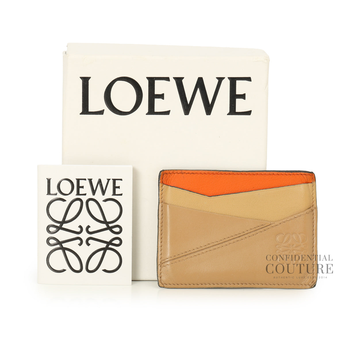 Puzzle Stitch Multicolor Card Holder