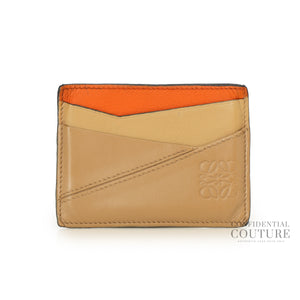Puzzle Stitch Multicolor Card Holder