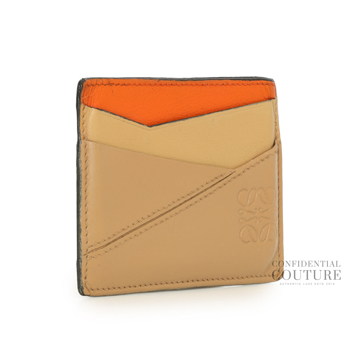 Puzzle Stitch Multicolor Card Holder