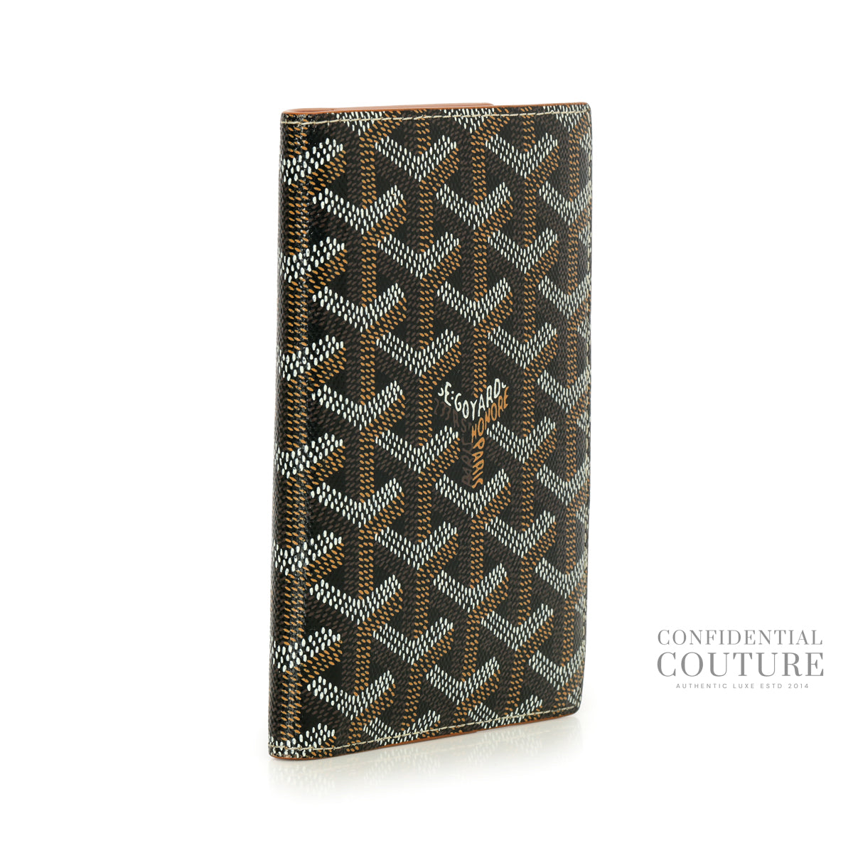 Black/Brown Grenelle Passport Cover