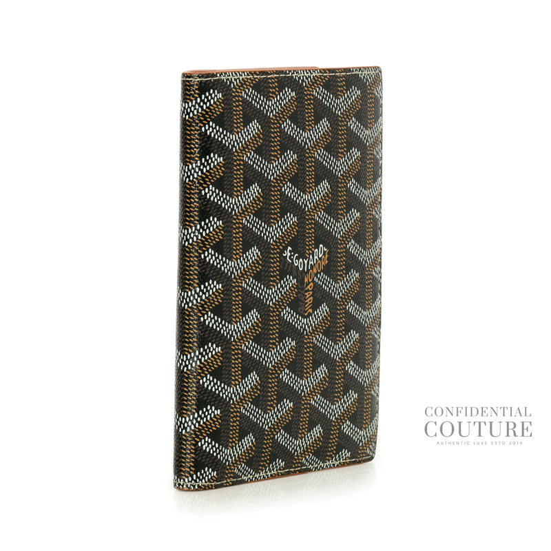Black/Brown Grenelle Passport Cover