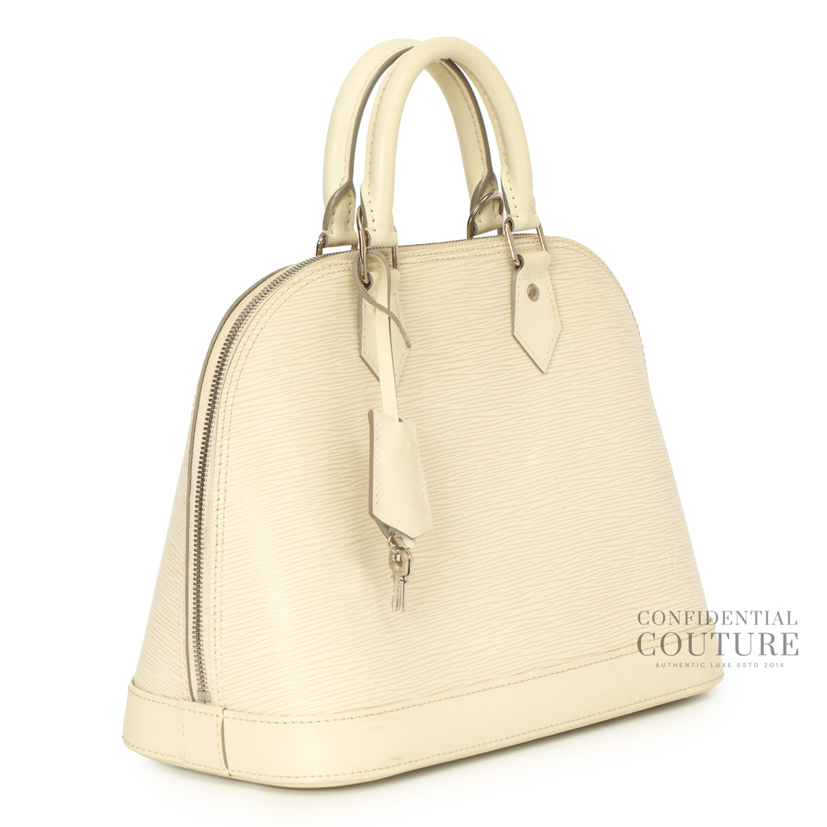 Ivory Epi Leather Alma PM Bag