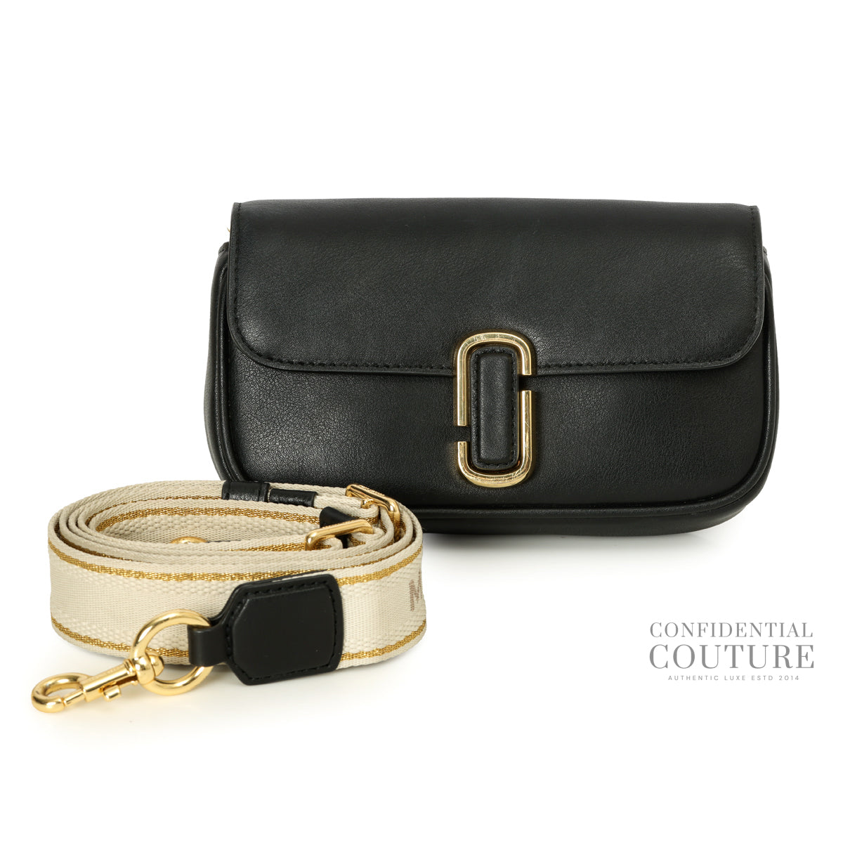 The J Marc Mini Black Shoulder Bag