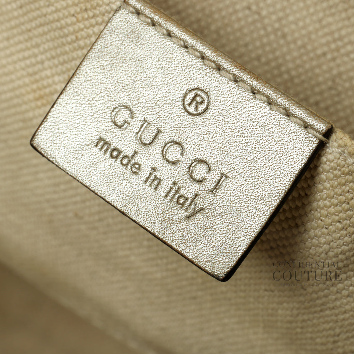 Medium GG Signature Emily Gold Chain Shoulder Bag